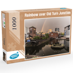 Rainbow over Old Turn Junction 1,000pc Jigsaw puzzle.